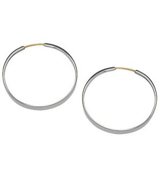 Forged Hoop Earring - Size & Metal Choices
